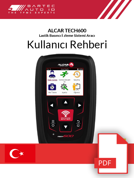 ALCAR TECH600 User Manual Turkish