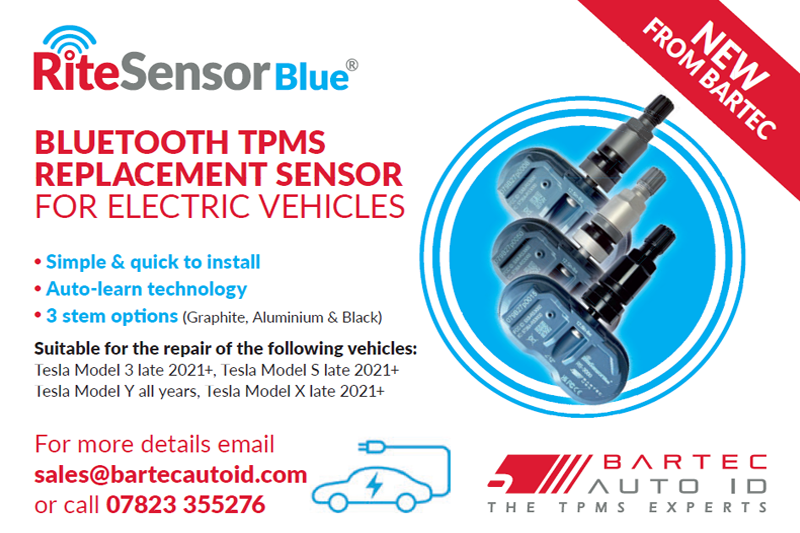 Bartec Auto ID, the Market Leader in TPMS Tools and sensors announces RITE-SENSOR BLUE®!