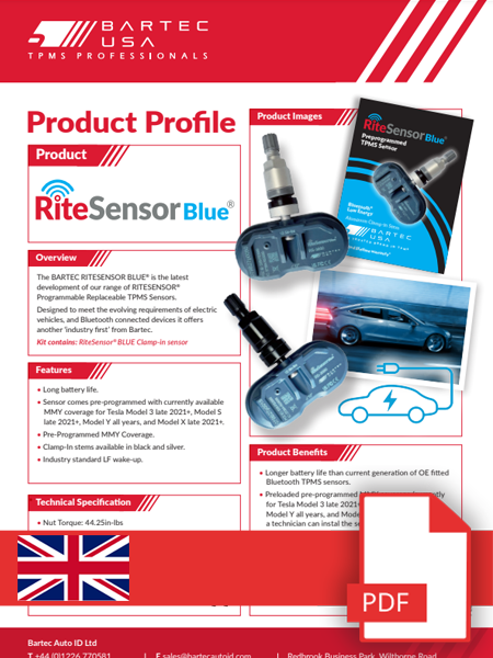 Rite-Sensor Blue Data Sheet English