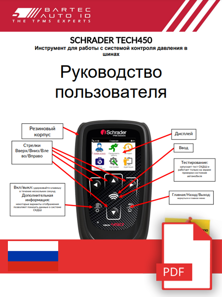 TECH450 User Manual Russian