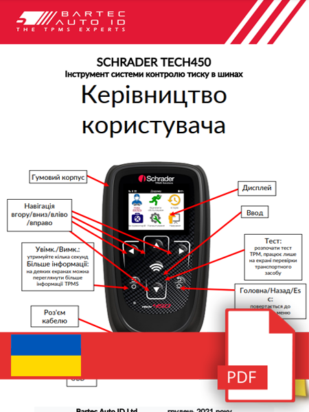 TECH450 User Manual Ukrainian