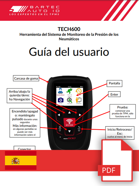 TECH600 User Manual Spanish