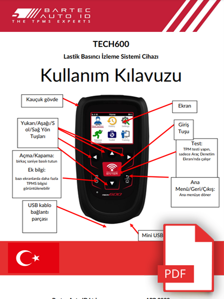 TECH600 User Manual Turkish