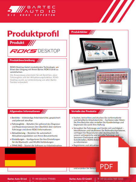 TPMS Desktop Produktdatenblatt German