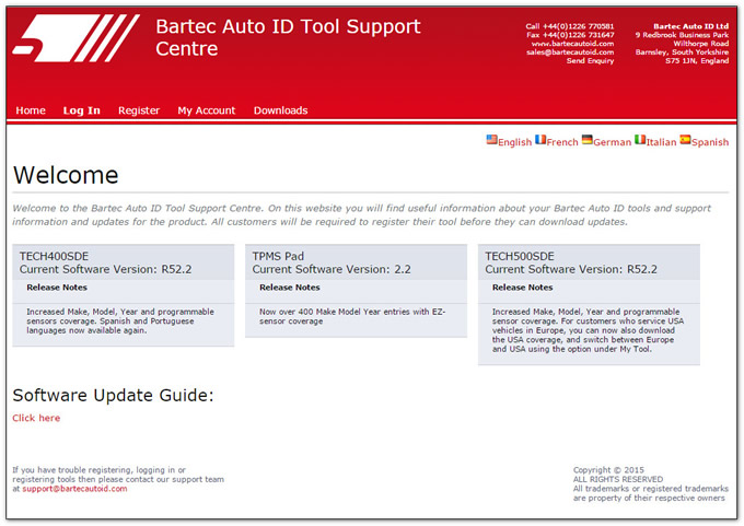 TPMS Tool Support Centre