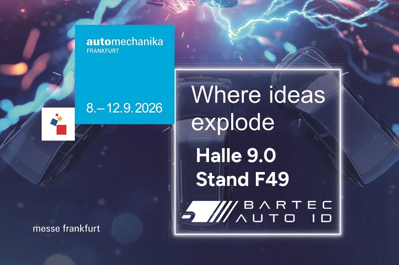 Bartec Auto ID Exhibiting At Automechanika Frankfurt 2026