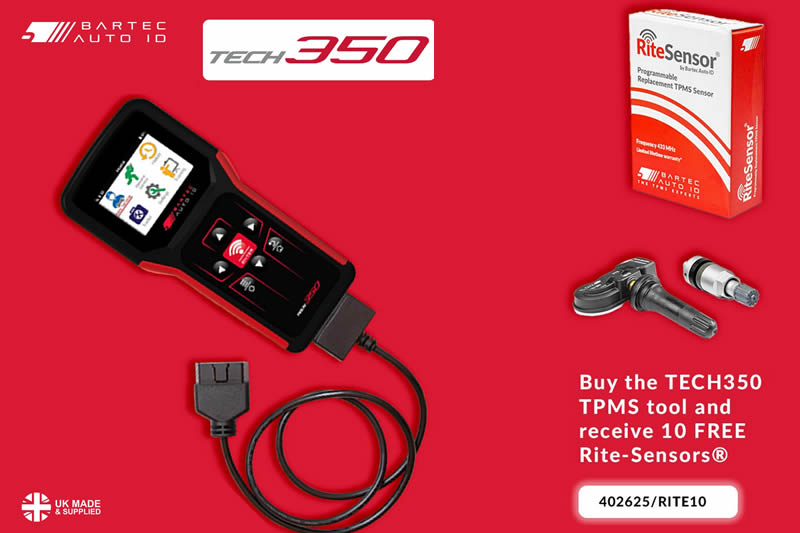 Buy The TECH350 TPMS Tool & Receive 10 Free Rite-Sensors®