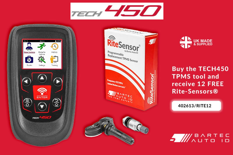 Take Your TPMS Service To The Next Level With The TECH450 Bundle
