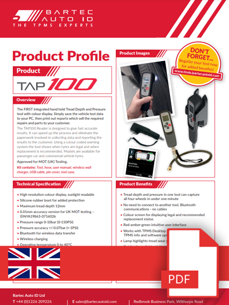 TAP100 Data Sheet English